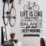 Wall Stickers: Life is like riding a bicycle 2