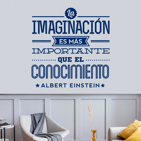 Wall Stickers: La imaginación - Albert Einstein