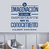 Wall Stickers: La imaginación - Albert Einstein 2