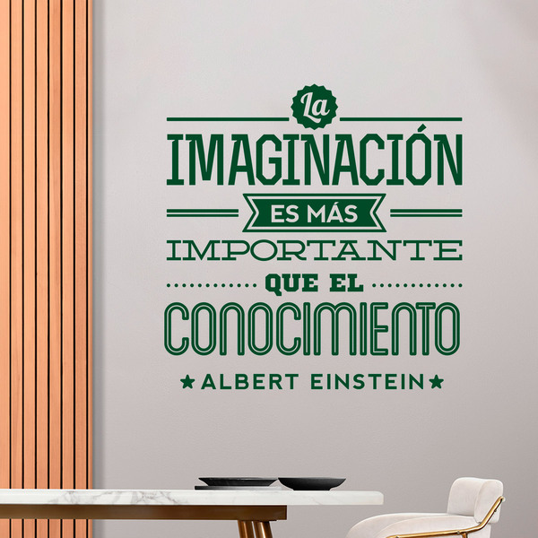 Wall Stickers: La imaginación - Albert Einstein