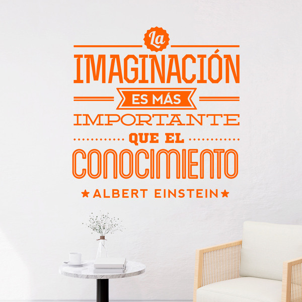 Wall Stickers: La imaginación - Albert Einstein