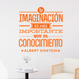 Wall Stickers: La imaginación - Albert Einstein 4