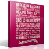 Wall Stickers: Kitchen rules - catalan 3