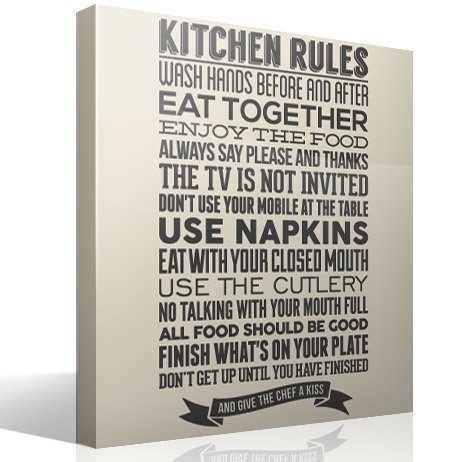 Wall Stickers: Kitchen Rules