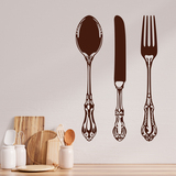 Wall Stickers: Spoon, knife and fork 2