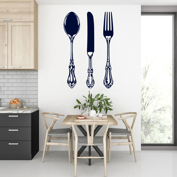 Wall Stickers: Spoon, knife and fork