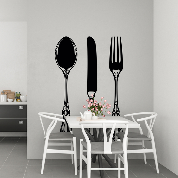 Wall Stickers: Spoon, knife and fork