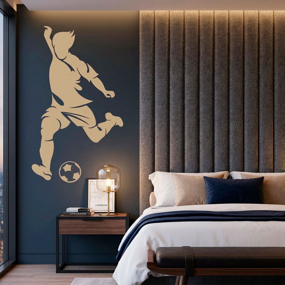 Wall Stickers: Football player