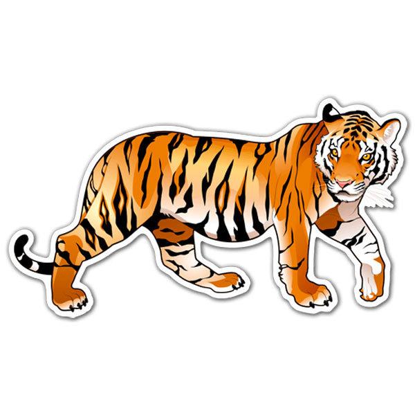 Car & Motorbike Stickers: Siberian Tiger