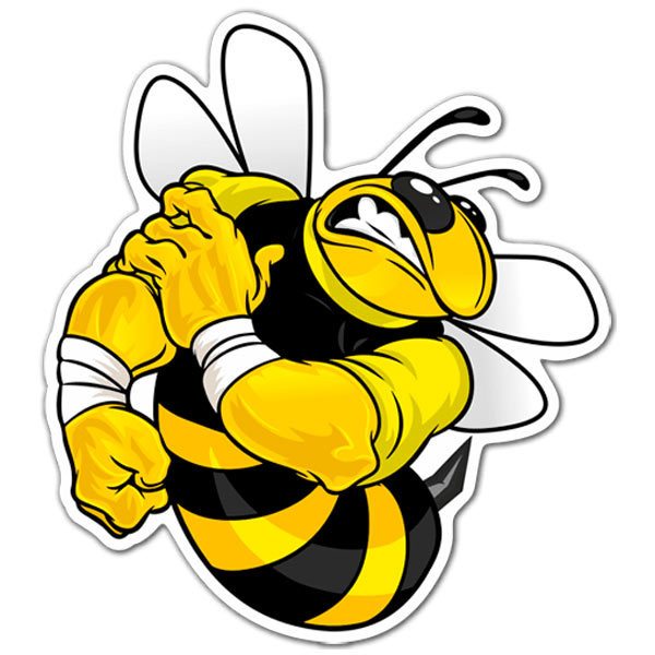 Car & Motorbike Stickers: Bee strong