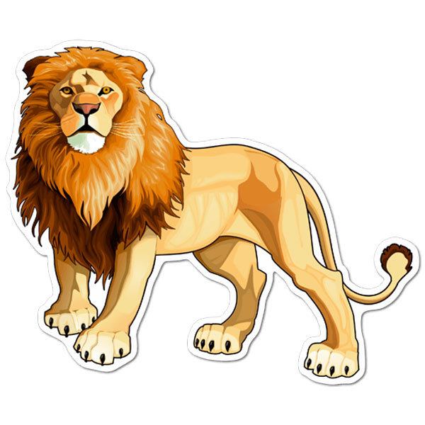 Car & Motorbike Stickers: Lion King