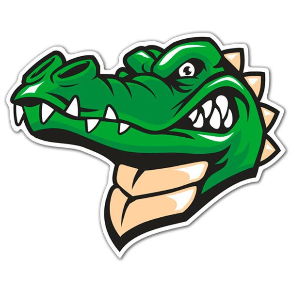 Car & Motorbike Stickers: Crocodile