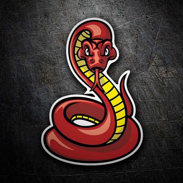 Car & Motorbike Stickers: Poisonous snake 1
