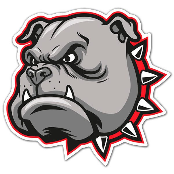 Car & Motorbike Stickers: Bull dog