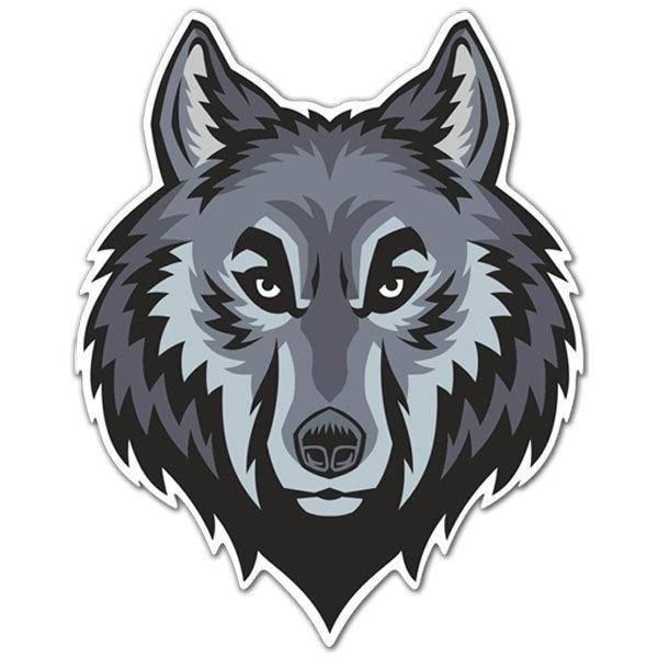 Car & Motorbike Stickers: Alpha male wolf