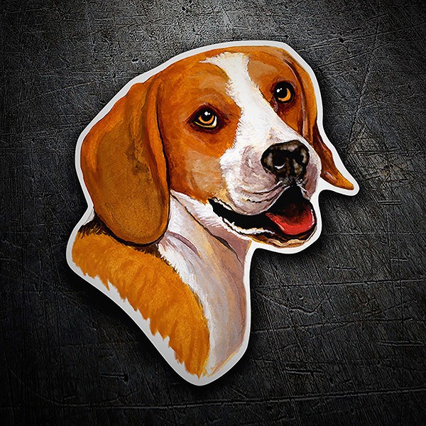 Car & Motorbike Stickers: Beagle 1