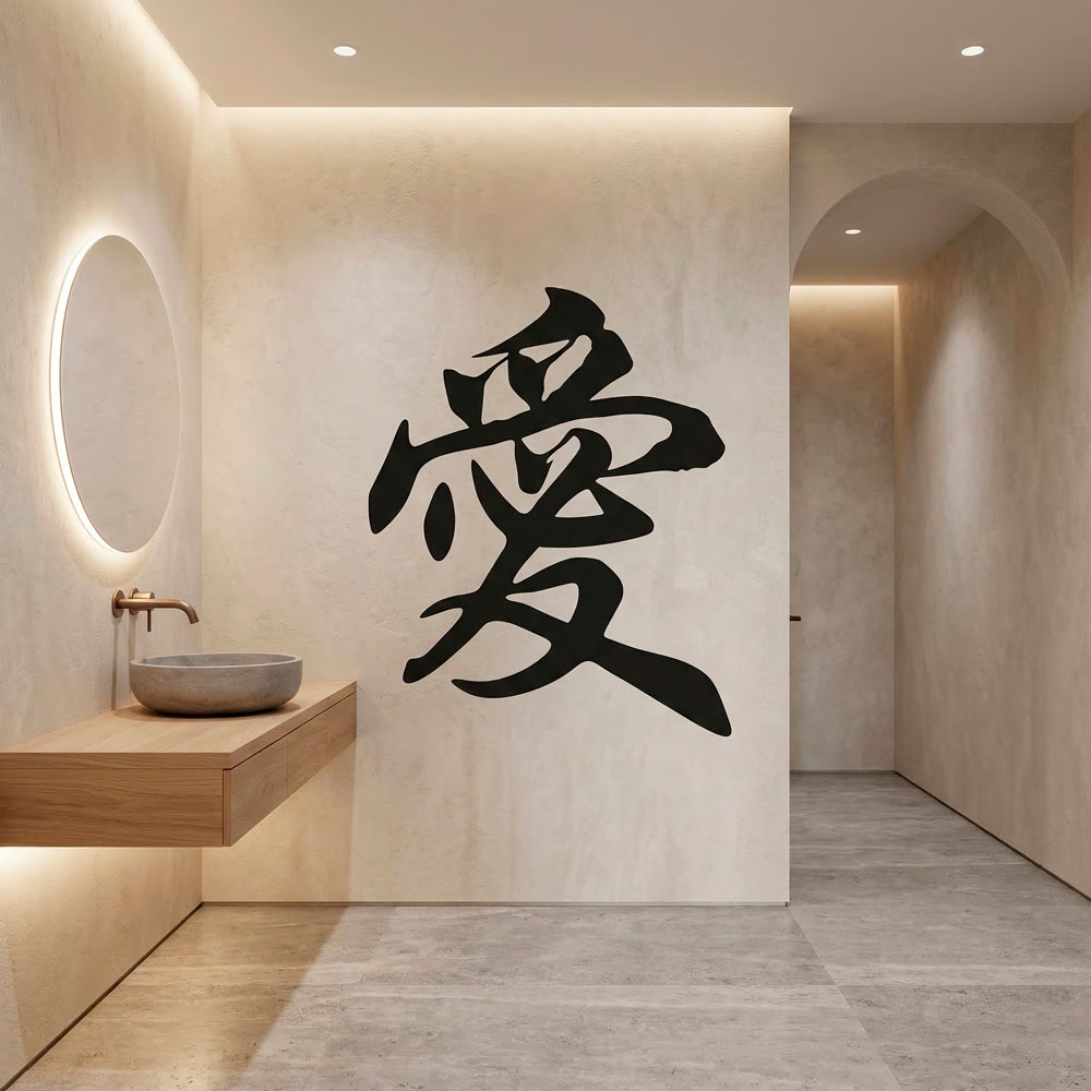 Wall Stickers: Chinese love letter