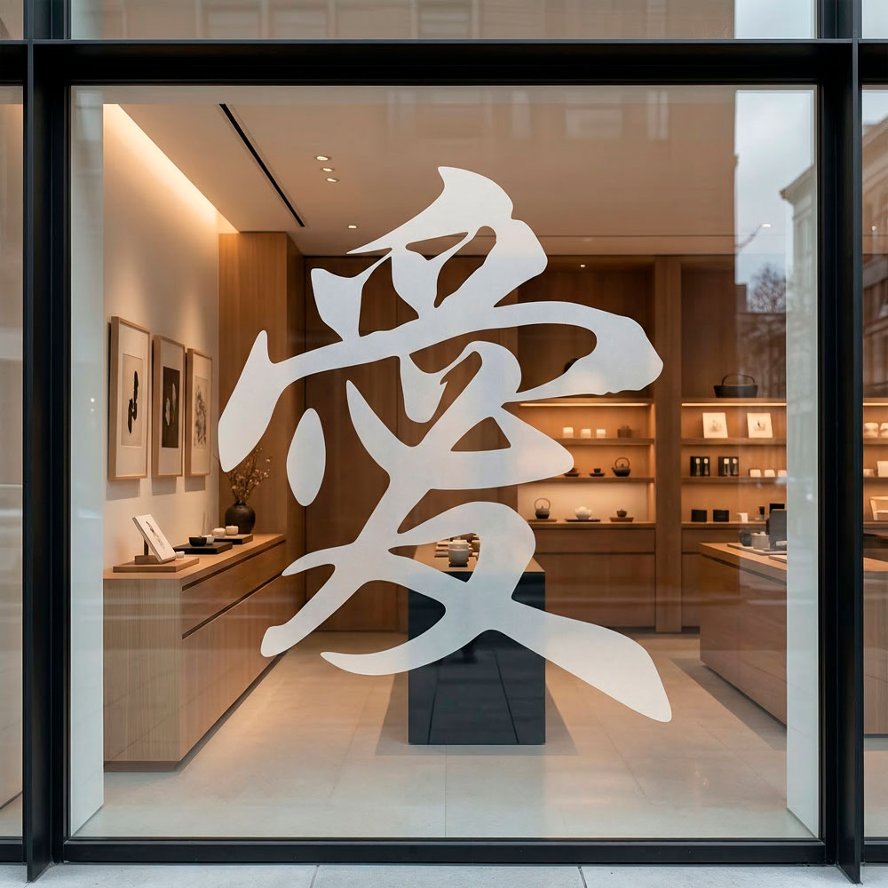 Wall Stickers: Chinese love letter