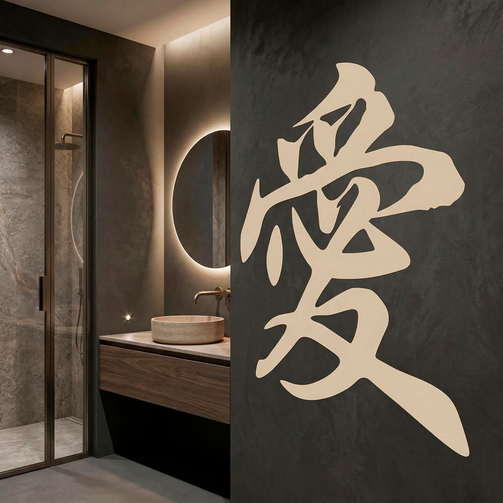 Wall Stickers: Chinese love letter