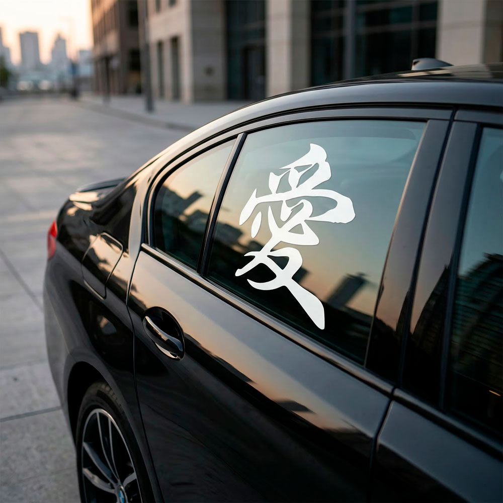 Wall Stickers: Chinese love letter