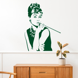 Wall Stickers: Audrey Hepburn posing 4