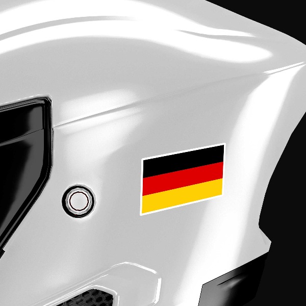 Car & Motorbike Stickers: Flag Germany