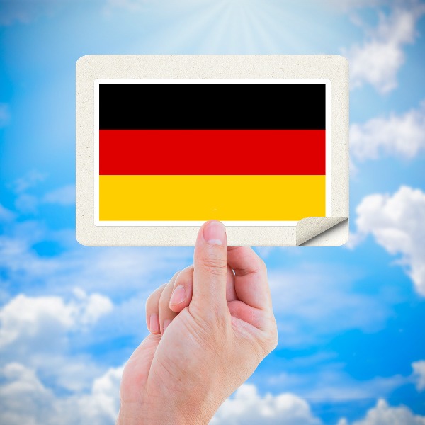 Car & Motorbike Stickers: Flag Germany