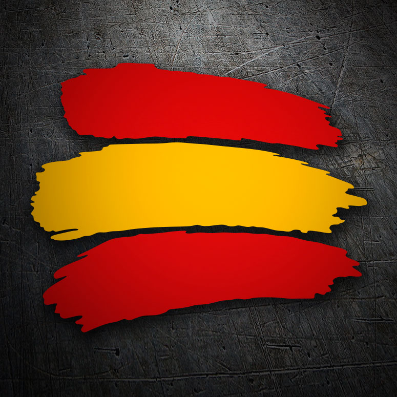 Car & Motorbike Stickers: Spain a strokes