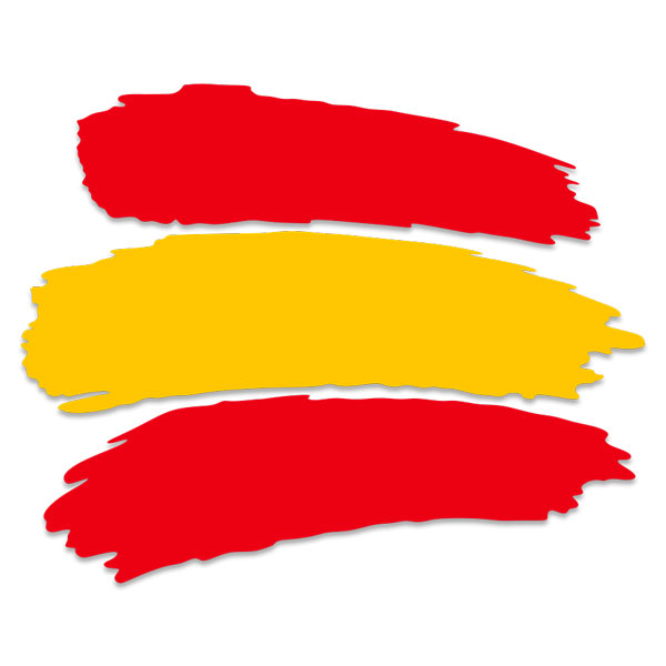 Car & Motorbike Stickers: Spain a strokes