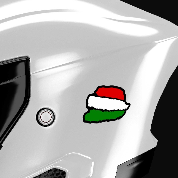 Car & Motorbike Stickers: Strokes Italy