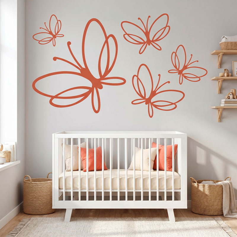 Kit 5 Butterflies Noltea 6/7