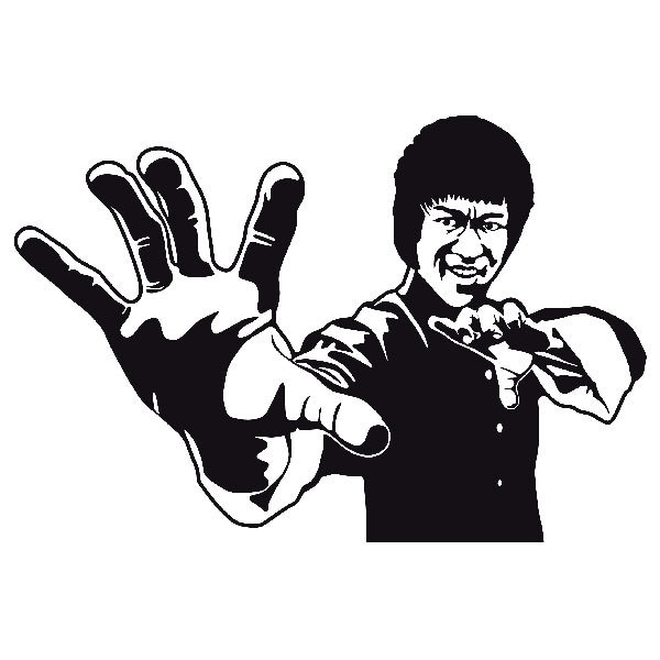 Wall Stickers: Bruce Lee Marcial