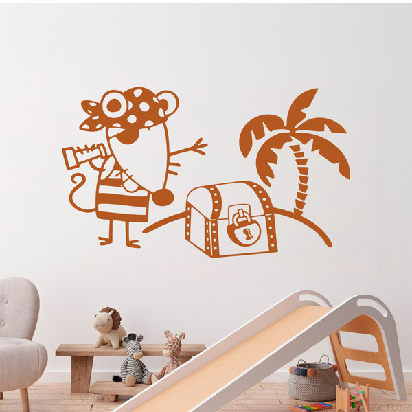 Stickers for Kids: Treasure of the pirate mouse