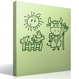 Stickers for Kids: The cow farm 2