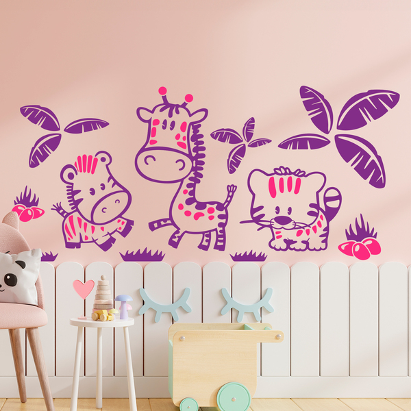 Stickers for Kids: Jungle animals Multicolored