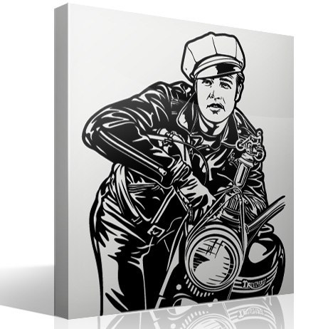 Wall Stickers: Marlon Brando - The wild one