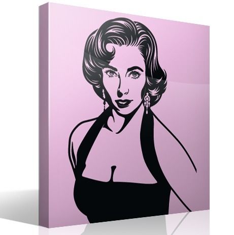 Wall Stickers: Elizabeth Taylor