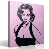 Wall Stickers: Elizabeth Taylor 3