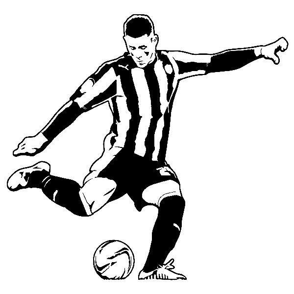 Wall Stickers: Football player