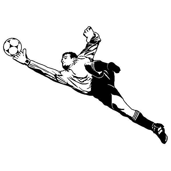 Wall Stickers: Soccer goalkeeper