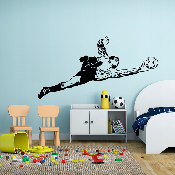 Wall Stickers: Soccer goalkeeper