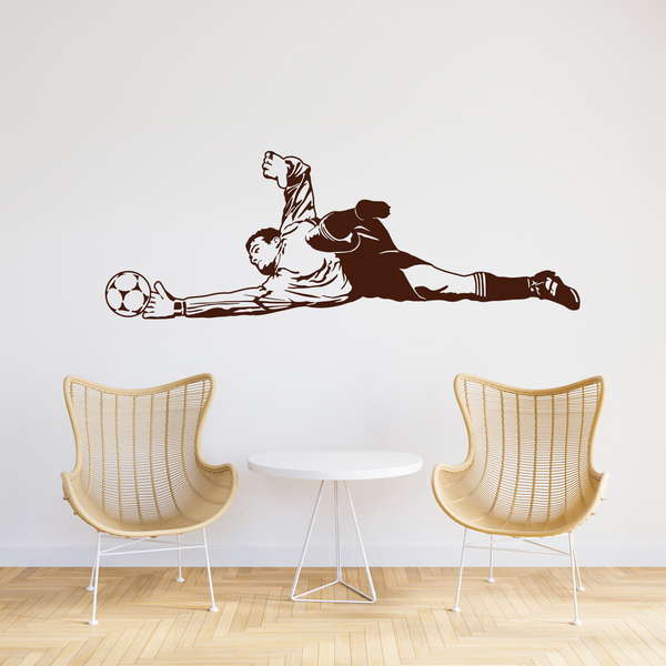 Wall Stickers: Soccer goalkeeper