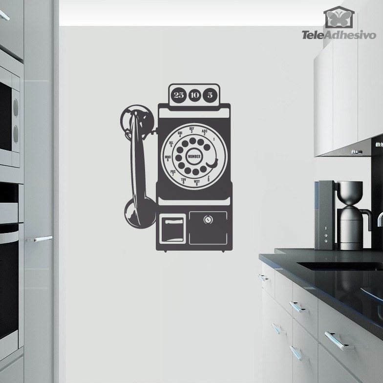 Wall Stickers: Phone booth