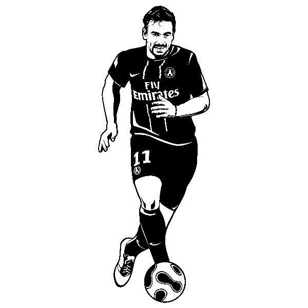 Wall Stickers: Footballer 1