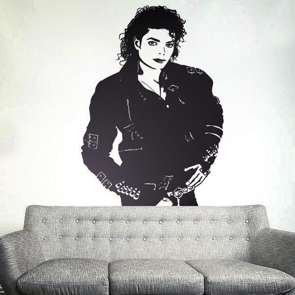 Wall decal Michael Jackson Black jacket