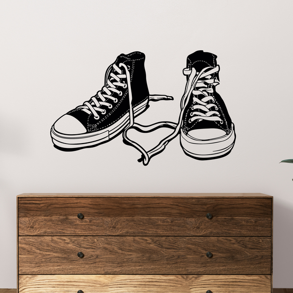 Wall Stickers: Converse shoes