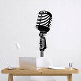 Wall Stickers: Vintage microphone 2