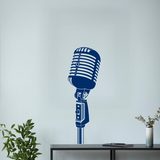 Wall Stickers: Vintage microphone 3