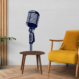 Wall Stickers: Vintage microphone 4