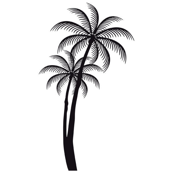 Wall Stickers: Silhouettes of Palms